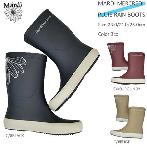 y؍lCuhzyKit̃^OEtz ؍t@bV }fBNfB Mardi Mercredi PLUIE RAIN BOOTS fB[X Cu[c JC C OCu[c C ~J΍ J