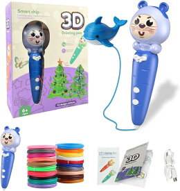 3Dペン 子供用 十二支キャラクター デザイン キッズ 女の子 男の子 誕生日 プレゼント おもちゃ 知育 玩具 ハロウィン クリスマス 幼稚園 保育園 小学生 立体 ペン お絵かき 制作