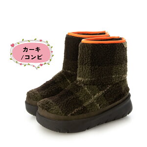Rin Clover(リン クローバー) 厚底 モコモコあたたか バックファスナー ショートブーツ レディース ショートブーツ スノーブーツ 靴 ローヒール 歩きやすい ファスナー付き 通勤 通学 防寒