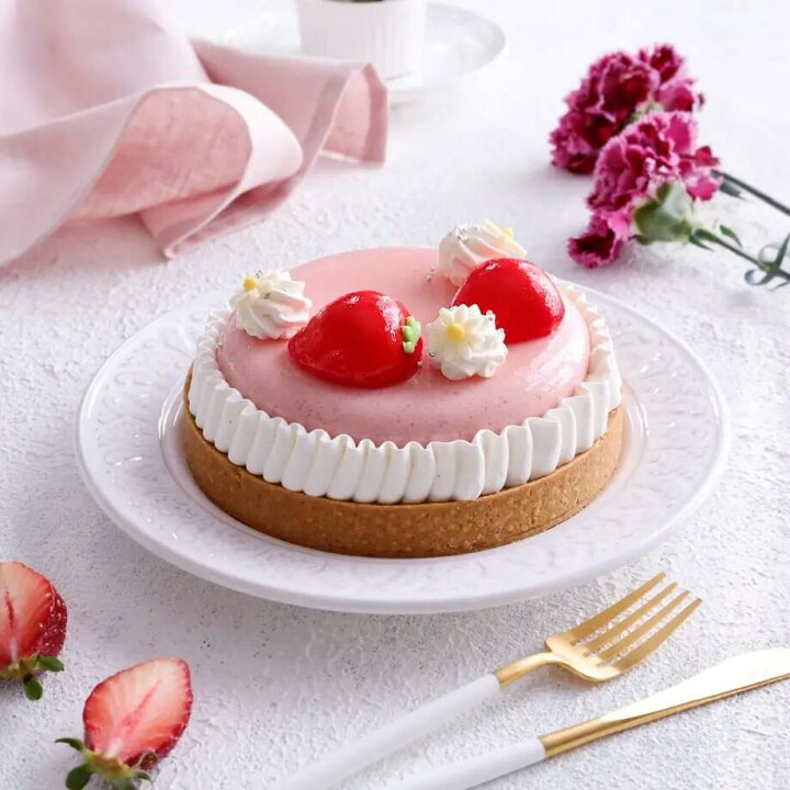 楽天市場 ストロベリー抹茶タルト ケーキ タルト 5号 冷凍ケーキ 美味しい ご褒美スイーツ お取り寄せスイーツ 贈り物 おしゃれ かわいい 可愛い インスタ映え ギフト プレゼント 誕生日 バースデー 送料無料 アイス アイスケーキ 宇治抹茶 桜 ストロベリー いちご 苺