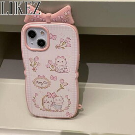 iPhoneケース アイフォンケース スマホケース 可愛い バンバー カバー ピンク フリーサイズ i2k21