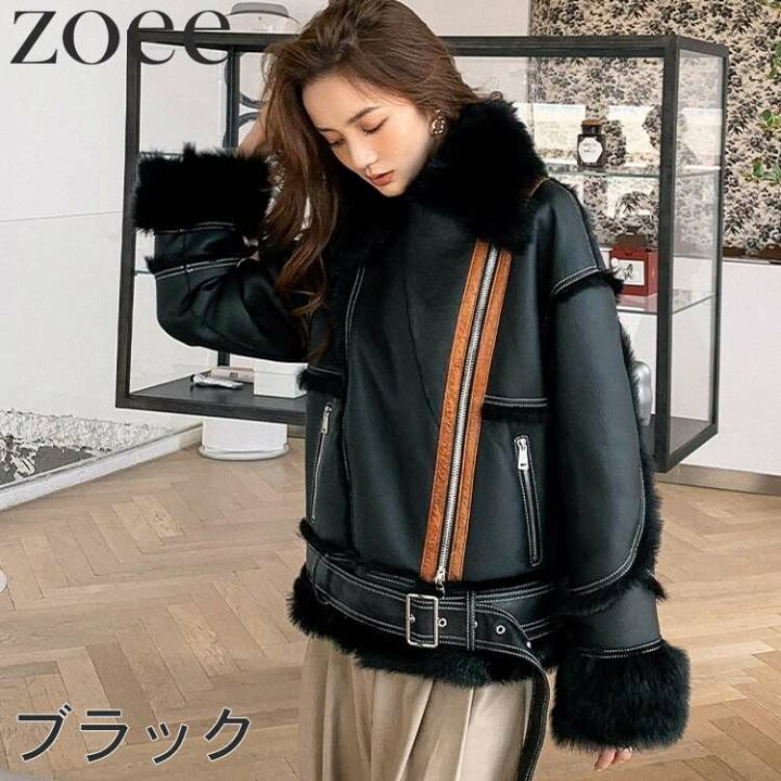 楽天市場】Wフェイスラムムートンジャケット スペイン産使用 
