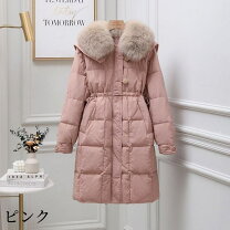 楽天市場】フェイクファー コート ピンク ロング（レディース 