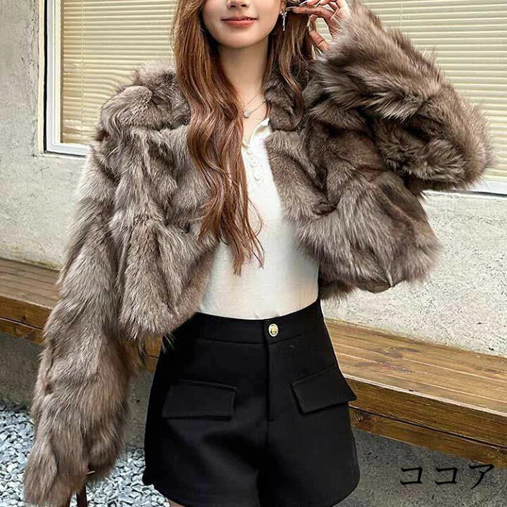 楽天市場】【2024新作秋冬】コート ジャケット フォックス リアル  