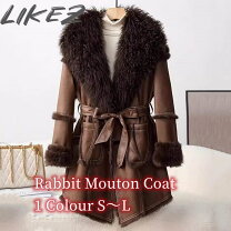 楽天市場】ingni ラビットファー コートの通販 