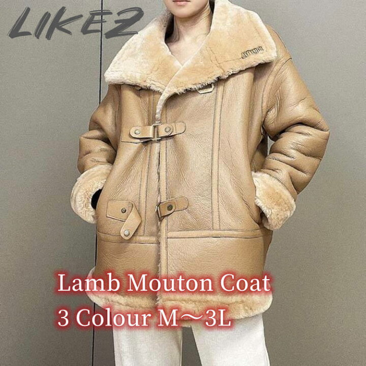 楽天市場】コート ジャケット ラムムートン レディース 冬 ショート  