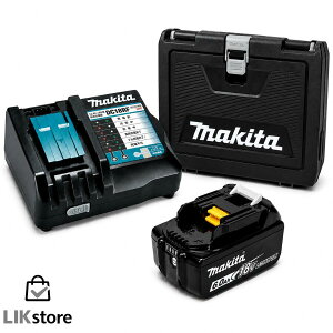 �}�L�^ BL1860B 1�{ + DC18RF + TD173 �P�[�X �Z�b�g 18V 6.0Ah ���`�E���C�I���o�b�e�� ���� makita A-60464 �c�ʕ\���E���Ȍ̏�f�f�t �}���[�d�� �c�[���{�b�N�X �� 14.4V BL1460B