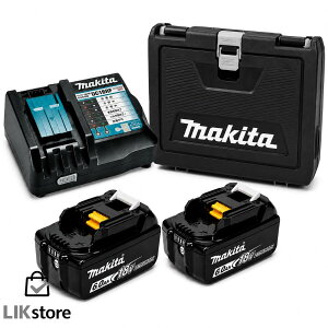 �}�L�^ BL1860B 2�{ + DC18RF + TD173 �P�[�X �Z�b�g 18V 6.0Ah ���`�E���C�I���o�b�e�� ���� makita A-60464 �c�ʕ\���E���Ȍ̏�f�f�t �}���[�d�� �c�[���{�b�N�X �� 14.4V BL1460B