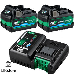�n�C�R�[�L BSL36A18BX 2�� UC18YDML �}���[�d�� �Z�b�g 36V 2.5Ah 18V 5.0Ah Bluetooth ��2���� �}���`�{���g�o�b�e���[ 2�|�[�g USB�[�q ���� HiKOKI