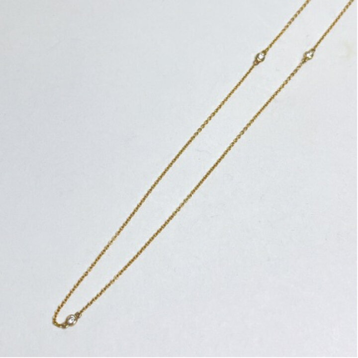 楽天市場】【中古】 ティファニー バイザヤード 3連 ネックレス 750 
