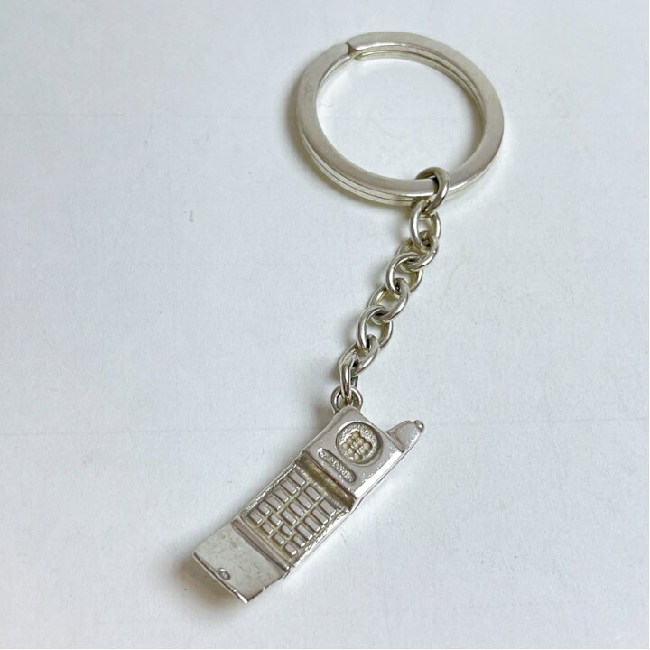 楽天市場】【中古】 ティファニー フォン モチーフ 電話 キーリング  