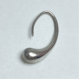 【中古】 Tiffany ティファニー ティアドロップ フープ ピアス 925 片耳 スターリング シルバー