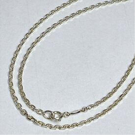 【中古】 HERMES エルメス ヴィンテージ あずきチェーン ネックレス 925 50cm スターリング シルバー