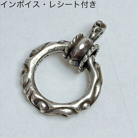 【中古】 Chrome Hearts クロムハーツ スクロール アイウェアループ ペンダント 925 インボイス付き スターリング シルバー