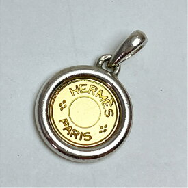 【中古】 HERMES エルメス セリエ チャーム ペンダント 925 750 スターリング シルバー