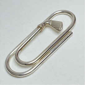 【中古】 Tiffany ティファニー ゴルフモチーフ クリップ型 マネークリップ 925 スターリング シルバー