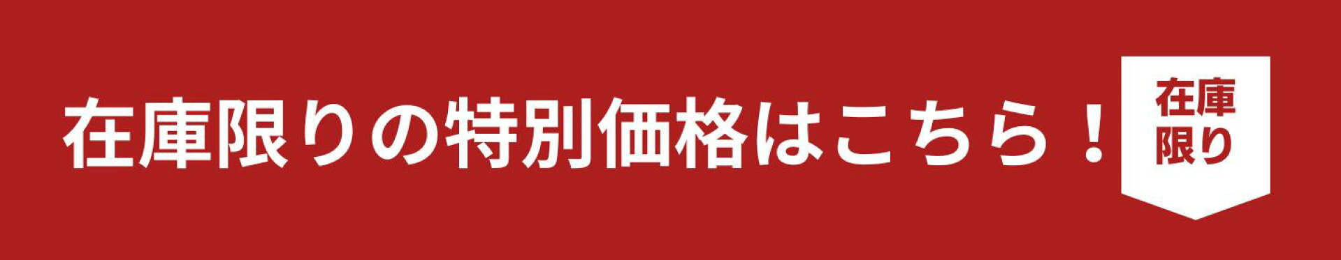 在庫限り特設ページ