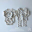 【送料無料】Blue Wales Series/Baby outfit set / Baby suit / Bib / Bonnet / Socks 韓国子供服通販 リリキッズ lil…