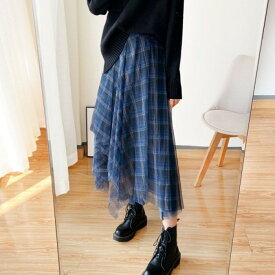 楽天市場 チュールスカート チェックの通販