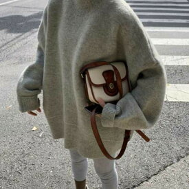 【送料無料】 2021年 秋冬 ボリューム クルーネック ニット トップス レディース トップス 長袖 カジュアル かわいい フェミニン きれいめ 大人可愛い きれいめカジュアル 大人ガーリー 韓国ファッション