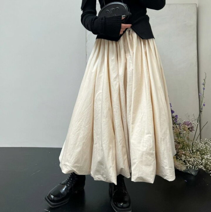 楽天市場】【送料無料】2024 SS 新作 ボリューム バルーン スカート  