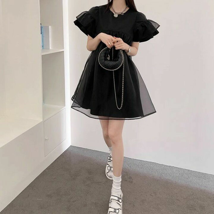 楽天市場】2023年 春夏 新作 シアー オーガンジー レイヤード ミニ  