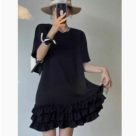 【送料無料】2024 SS 新作 Frill ティアード ワンピース
