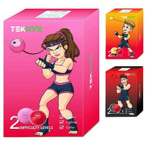 TEKXYZ �{�N�V���O ���t���b�N�X �{�[���A2 �̓�Փx���x���̃{�N�V���O �{�[���A�w�b�h�o���h�t���A�e�j�X �{�[�������_�炩���A���A�N�V�����A�q�����A�p���`���O �X�s�[�h�A�t�@�C