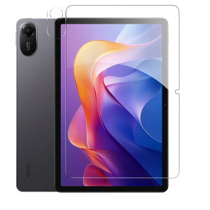 �y1+1���Z�b�g�zRedmi Pad 2 �p �t�B���� �J�����t�B���� KONXISA �^�u���b�g 11�C���` �K���X�t�B���� �����ߗ� 9H�d�x ���h�~ ��U�h�~ 2.5D �����z�� �C�A�[�� �w��h�~