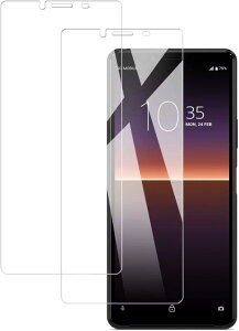 �y2���Z�b�g�z�ɓK�p���� Xperia 10 II �K���X�t�B���� �ɓK�p���� Xperia 10 II SO-41A SOV43 �����K���X�t�B���� �t�B���� ���{�f�ސ� �t���ی�t�B���� ��ʕی� �K���X�J�o�[ �ɔ�0.33mm �����ߗ� ��