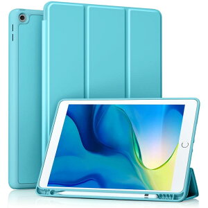 Maledan �Ή�iPad 9���� �P�[�X �y�����[ �Ή�iPad �P�[�X ��8���� �y�� �Ռ��z�� TPU �X�^���h�@�\�t�� �I�[�g�X���[�v/�E�F�C�N �Ή�iPad ��9���� �P�[�X