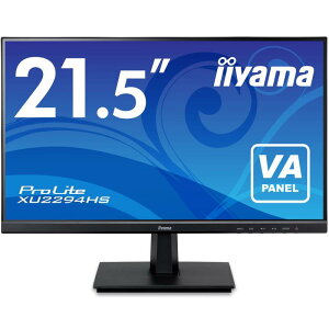 iiyama j^[ fBXvC 21.5C` tHD VA DisplayPort HDMI D-Sub SP[ut T|[g XU2294HS-B1