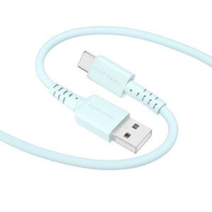 MOTTERU (���b�e��) USB-A to USB-C �V���R���P�[�u�� �[�d �f�[�^�]�� iPhone15�V���[�Y�Ή� ���Ȃ₩�ł��炩�� ���܂�ɂ����f���ɋ��� Quick Charge3.0 Nintendo Switch �Ή� ���x�Z���T�[