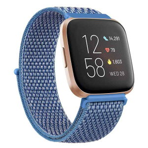 [Vanua] for Fitbit Versa2 �o���h/Fitbit Versa/Versa Lite/Versa SE �o���h �i�C���� �����x���g �_�炩�� �i�C�����o���h �X�|�[�c�o���h ���߉\ (�P�[�v�u���[)