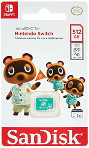 SanDisk - microSDXC UHS-I 512 Go Edition �ǂ��Ԃ̐X �t���� �C�V���X�C�b�` Switch Lite et Switch