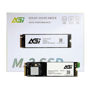 AGI AI298 2TB SSD PCIe NVMe M.2 2280 Gen3x4 3D NAND ǎő3,200MB/s ϋv SSD
