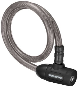 ブリヂストン(BRIDGESTONE) エブリロック 自転車 鍵 ワイヤーロック ブラック 盗難防止 防犯 WL-EVL A521310BL