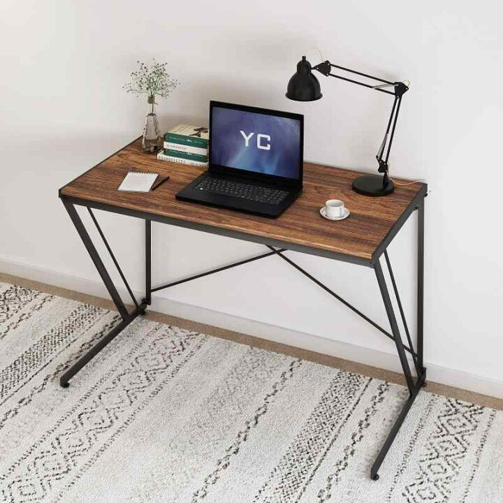 楽天市場】YEARCOLOR パソコンデスク PCデスク 学習机 勉強机 幅100cm 