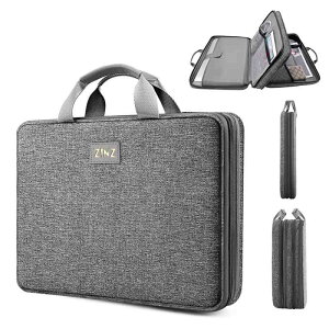 [ZINZ] �p�\�R���P�[�X ���^ �ϗe�� PC �o�b�O �������H PC�P�[�X MacBook Pro 16 M4/M3/M2/M1, MacBook Pro 15.4, XPS 16, Surface Book 15 15.6