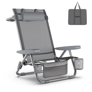 ICECO 5�i�K���N���C�j���O�� ���[�`�F�A ���b�V�� �e�X�������ʁEA7075�A���~�����t���[���E�ω׏d245KG�E���[�o�b�N�t�� �܂肽���ݎ� �R���p�N�g���[ �A�E�g�h�A �L�����v �K�[�f�� �r�[�`