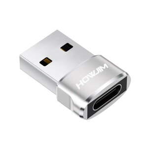 HOWJIM USB Type-C ϊA_v^ USB C ϊA_v^ ^ }[dƍf[^] ^CvC (X) to USB2.0 (IX) ϊA_v^ OTGΉ CzΉ ^Cvc ϊ M-acBook Air i-Pa