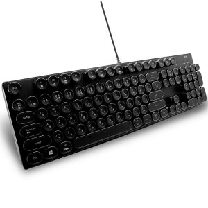 HKW �^�C�v���C�^�[�����J�j�J���L�[�{�[�h �� 104�L�[ USB�L�� ���{��L�[�{�[�h