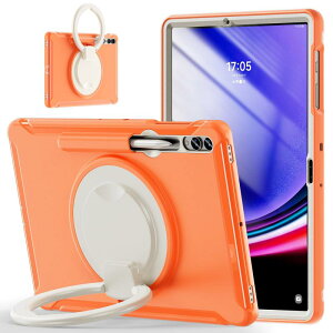 360度回転 スタンド Galaxy Tab S9 FE 10.9インチ ケース Tab S9 11インチ カバー 衝撃吸収 頑丈 持ち手付き ハンドル付 Android タブレット ギャラクシー Tab S8 11 / S7 11"