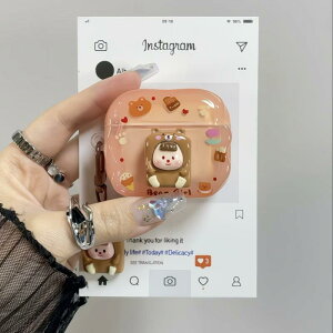 AirPods �ی�P�[�X ���킢�� �J�[�h ���� �V���R�� �\�t�g �P�[�X �t���J�o�[ �Ռ��z�� �u���[ �}���`�J���[ �n���O�^�O �t�� �X�}�z�A�N�Z�T���[