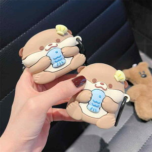 AirPods �ی�P�[�X ��? ���킢�� ���� �J�[�h �\�t�g PVC �P�[�X ���j�Z�b�N�X ���@ �P�[�X �n���O�t�b�N �t�� �u���b�N �O���[ �s���N �J���[�o���G�[�V���� �ʋ� ���i�g�� �y�� �ϋv�� �Ռ��z
