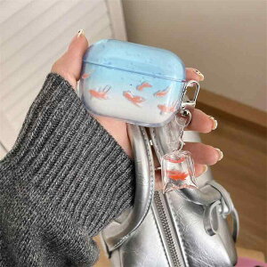 AirPods �ی�P�[�X TPU �f�� ������ ������ �S�� �\�t�g�V�F�� �݂艺���`�F�[�� �t�� �n���M���O �X�g���b�v �f�U�C�� �P�[�X�J�o�[ �Ռ��z�� �ϋv�� ����g�� ���j�o�[�T�� �t�B�b�g �P�[�X