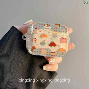 AirPods �ی�P�[�X ���킢���X�C�[�c�p�� �V���R�� �S��� �J�[�g�D�� ������H �y�� �_�� �Ռ��z�� �ʋ� ���i�g�� ������ �J���t�� �P�� �`�F�[���t��