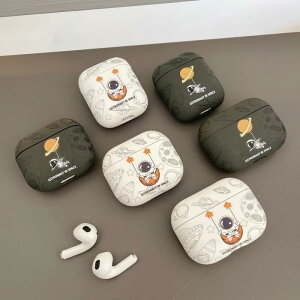 AirPods Pro �P�[�X �ی�J�o�[ �\�t�g TPU �P�[�X �������H ���킢�� �F�q�� �f�U�C�� �C�� ���`�[�t ���F �u���b�N �u���[ �Ή� �}���`���f�� �y�� �Ռ��z�� ���@�\ �|�P�b�g�T�C�Y ����g�� �A