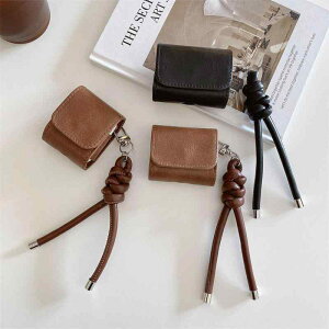 AirPods �ی�P�[�X ���j�Z�b�N�X �\�t�g�P�[�X ���畗 PU���U�[ ��҂� �玿 �X�g���b�v �u���b�N �u���E�� �J�[�h�X���b�g �ϏՌ� �y�� ���j�o�[�T�� �t�B�b�g AirPods 1 2 3 4 Pro 2 ���� ���j�Z�b