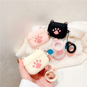 AirPods �ی�P�[�X ���킢���L�� �V���R�� �\�t�g�J�o�[ �J�[�h �X�^�C�� ������ �n���h�X�g���b�v ���j�Z�b�N�X ���F �s���N �u���b�N �P�[�X�J�o�[
